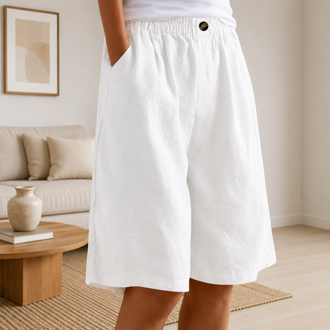 Ingrid | Women's Relaxed-Fit Shorts with Elastic Waist