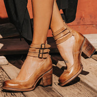 Madelief | Sleek Zip-Up Ankle Boots with Cushioned Insole for Women