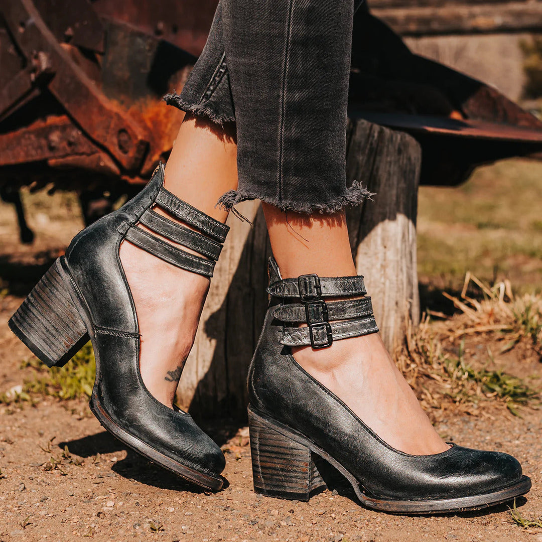 Madelief | Sleek Zip-Up Ankle Boots with Cushioned Insole for Women