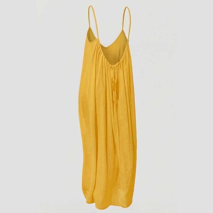 Isadora | Sleeveless Open-Back Maxi Dress with Spaghetti Straps for Women