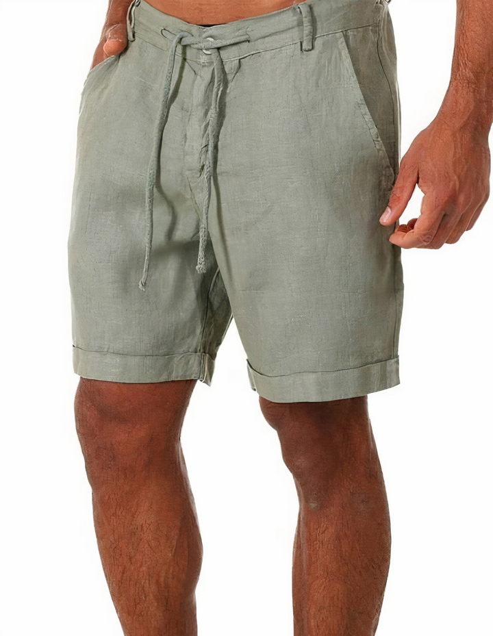 Leon | Men's Drawstring Bermuda Shorts with Pockets