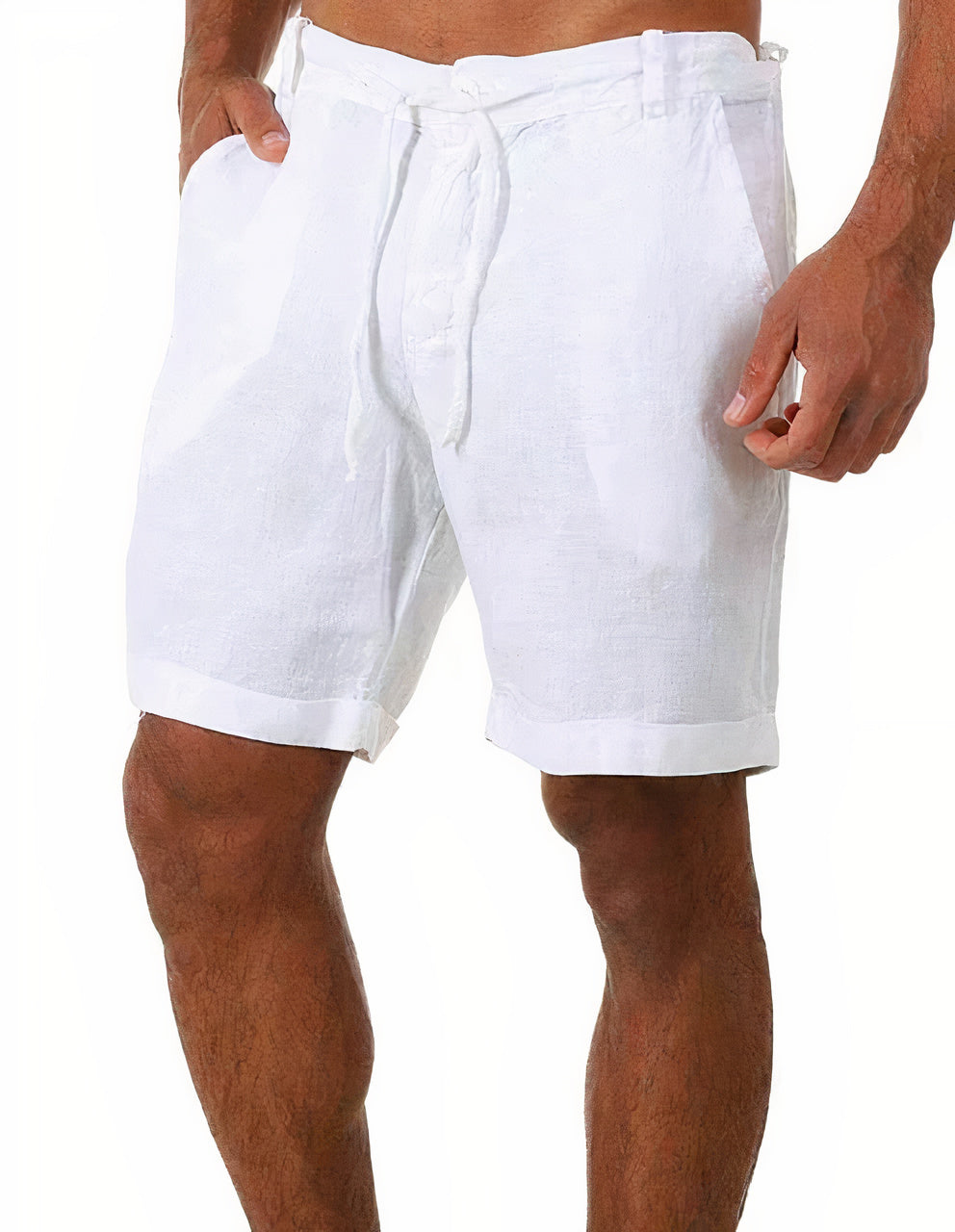 Leon | Men's Drawstring Bermuda Shorts with Pockets