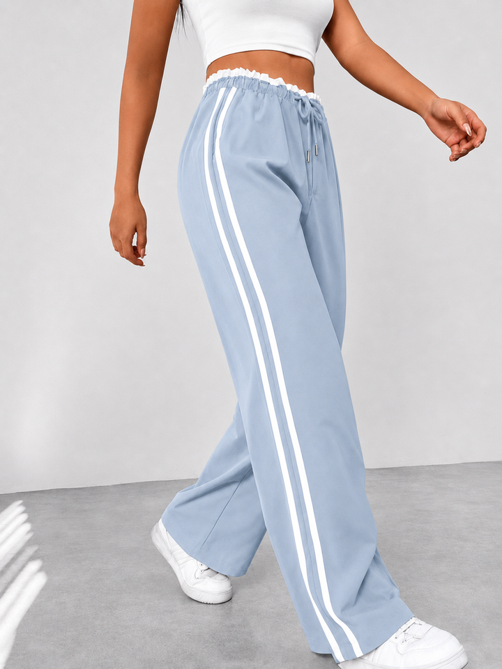 Margot | Women's High-Waist Joggers with Side Stripes