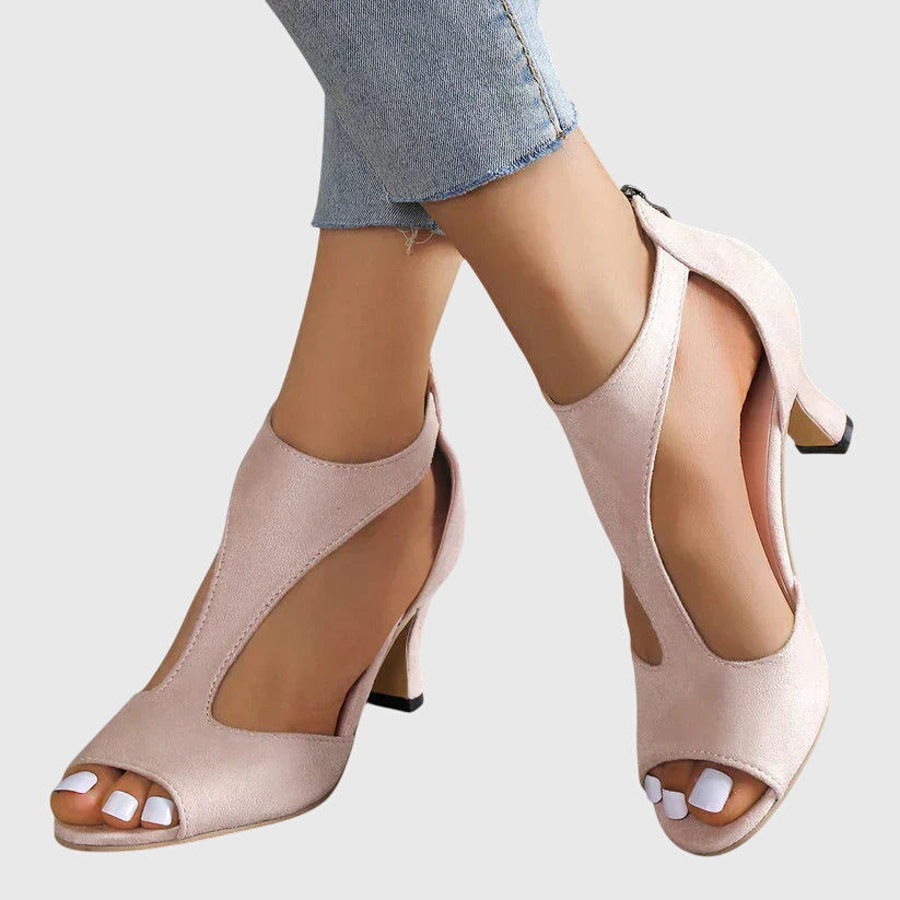 Diana | Slingback Wedge Sandals with Ankle Strap for Women