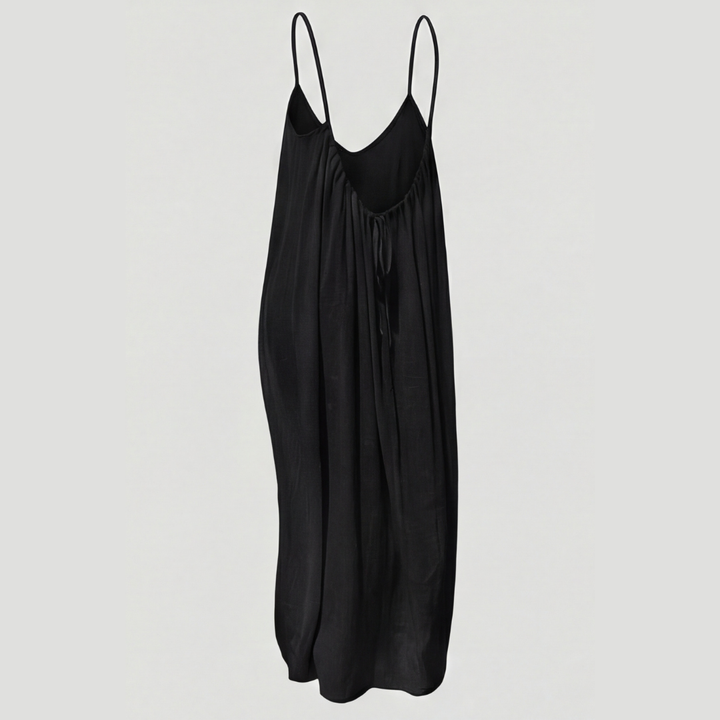 Isadora | Sleeveless Open-Back Maxi Dress with Spaghetti Straps for Women