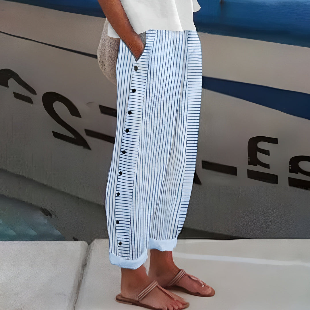 Ilse | Women's Relaxed-Fit Trousers Lightweight Opaque