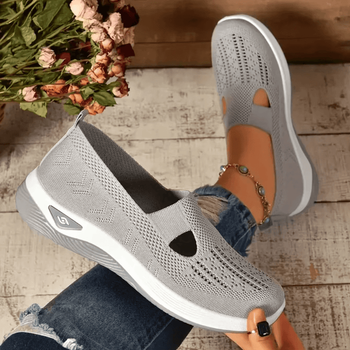 Marieke | Knit Slip-On Sneakers with Breathable Mesh Upper for Women