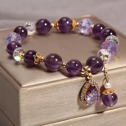 Polished Natural Crystal Bracelet