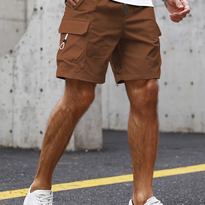 Magnus | Men's Cargo Bermuda Shorts with Drawstring Waist