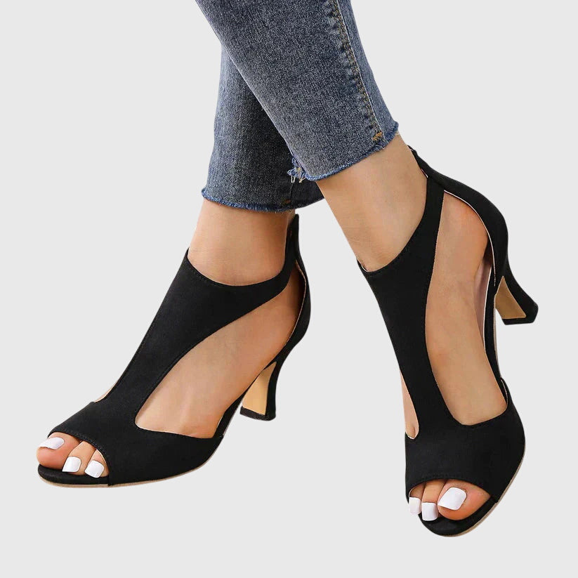 Diana | Slingback Wedge Sandals with Ankle Strap for Women