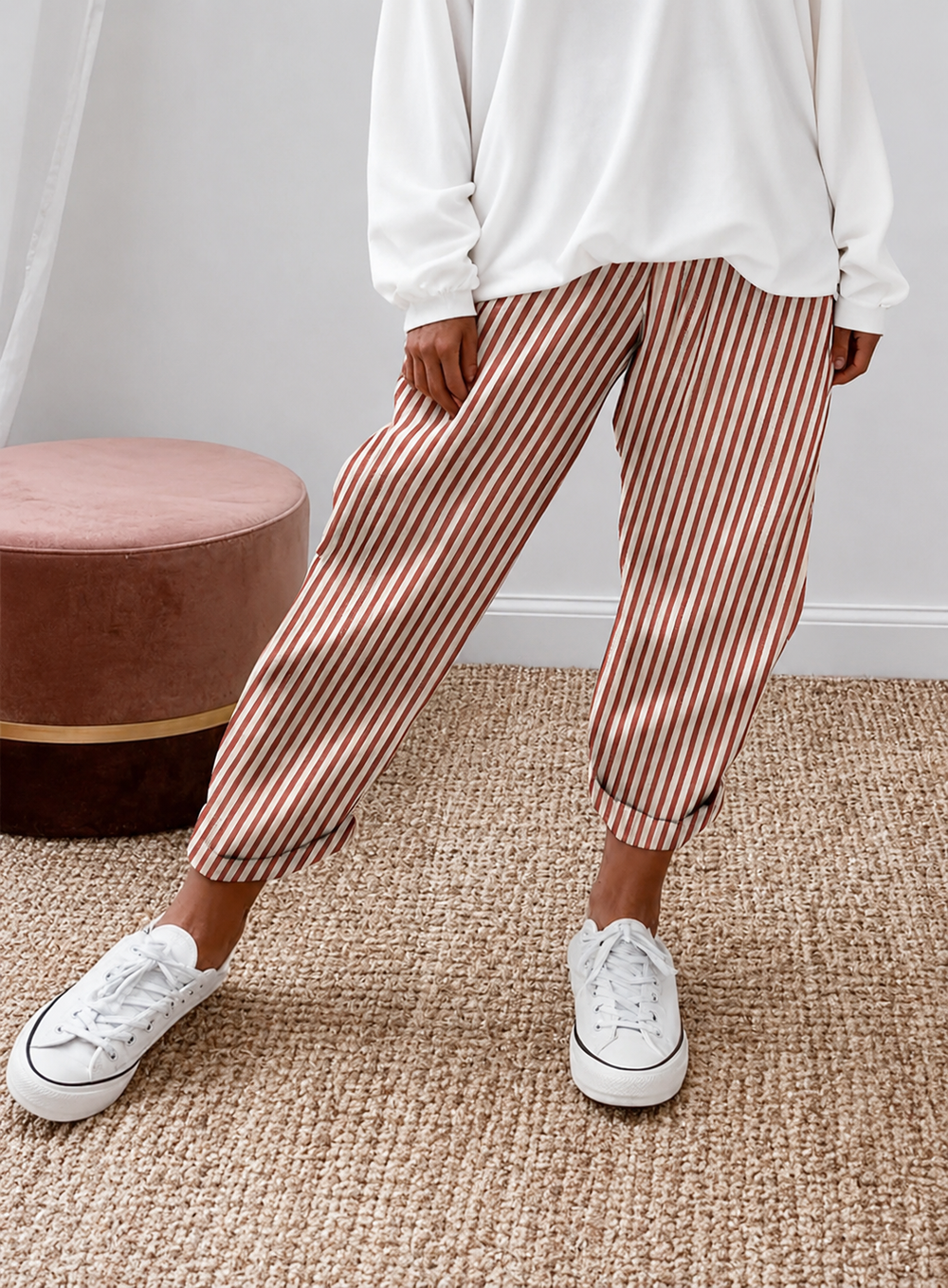 Hedda | Women's Relaxed-Fit Striped Trousers