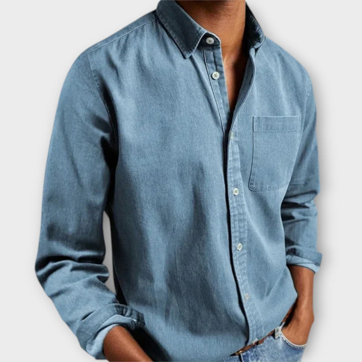 Beau | Men's Button Front Shirt Long Sleeve – Office to Weekend
