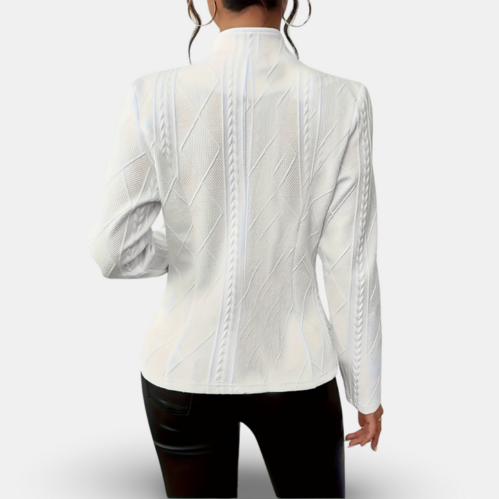 Thalia | Tailored Fitted Cardigan with Button Front and Long Sleeves for Women