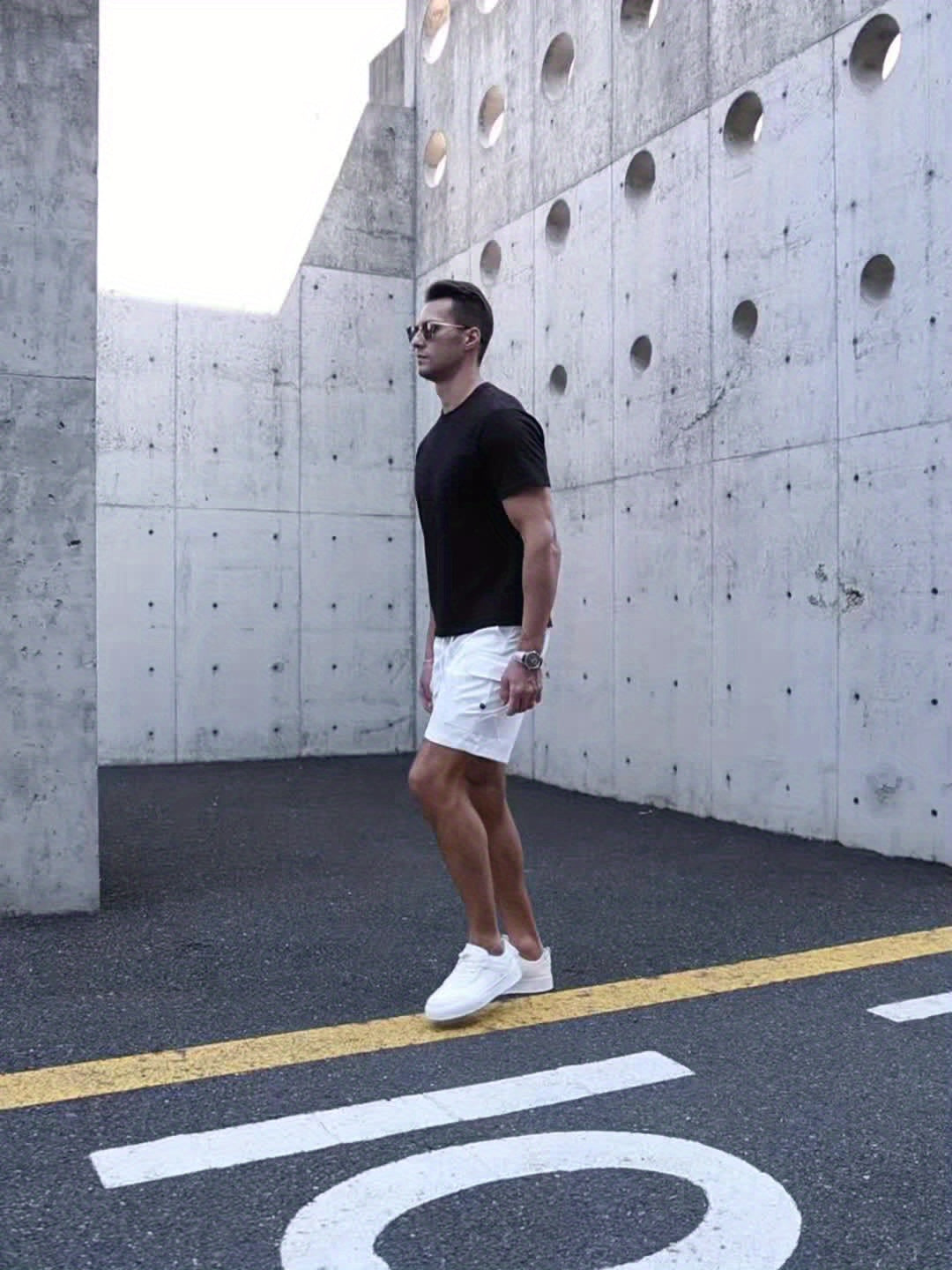 Magnus | Men's Cargo Bermuda Shorts with Drawstring Waist