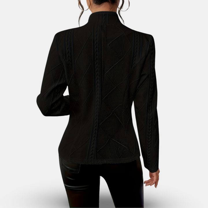 Thalia | Tailored Fitted Cardigan with Button Front and Long Sleeves for Women