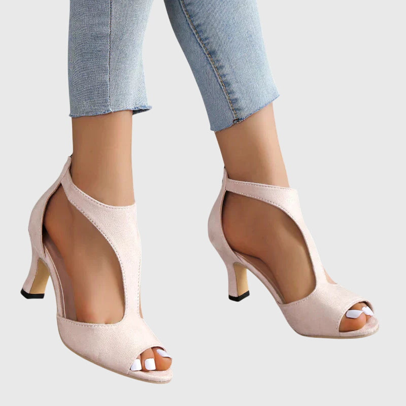 Diana | Slingback Wedge Sandals with Ankle Strap for Women