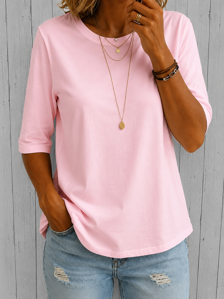 Linnea | Women's Relaxed-Fit Tee with Extra Arm Coverage