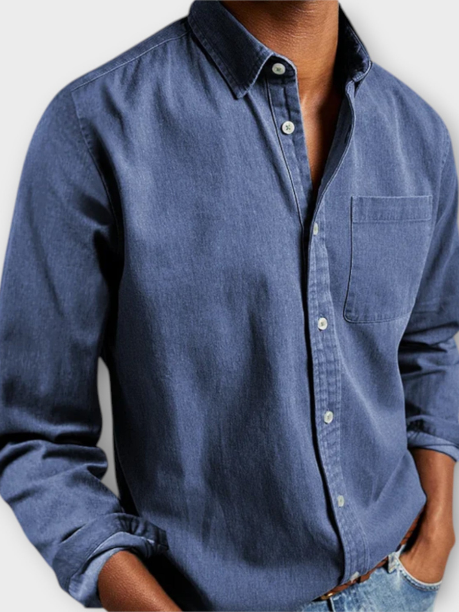 Beau | Men's Button Front Shirt Long Sleeve – Office to Weekend