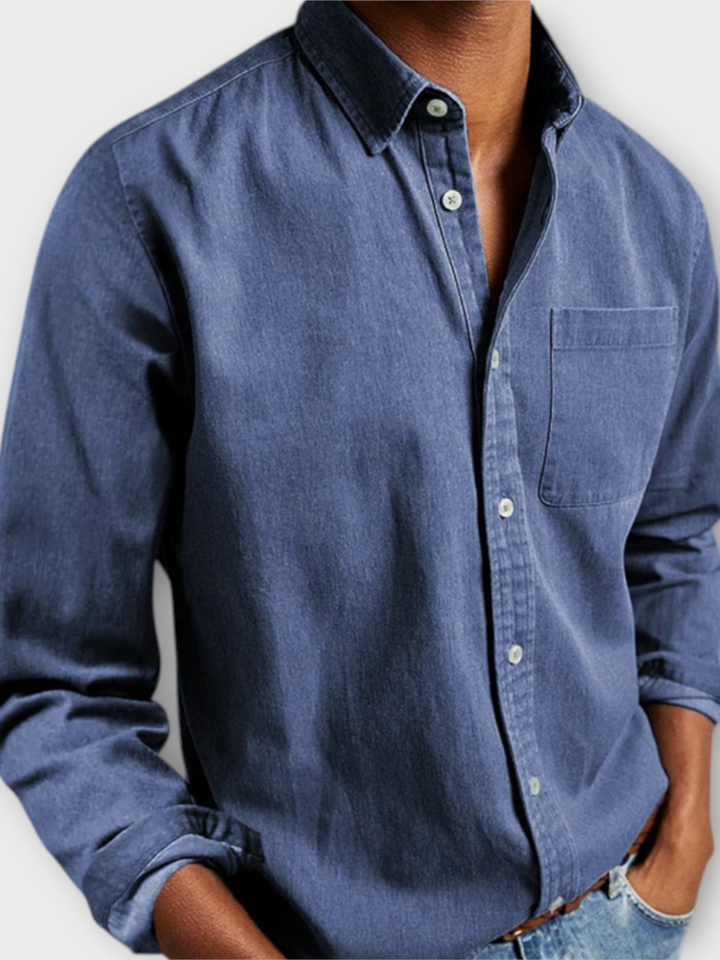Beau | Men's Button Front Shirt Long Sleeve – Office to Weekend
