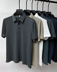 Theo | Men's Polo Shirt Mesh Panel Short Sleeve – Summer Outings
