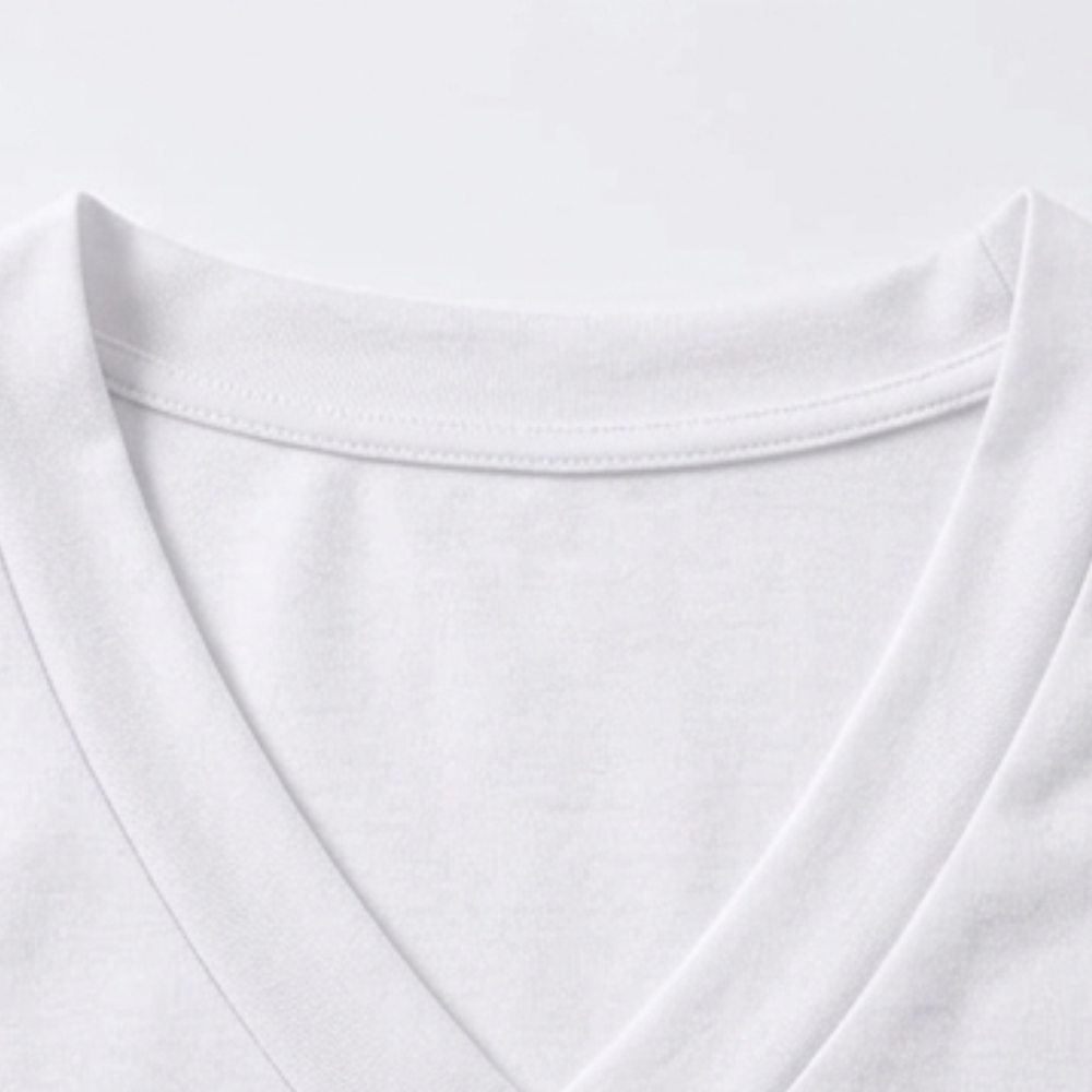 Juno | Women's V-Neck Tee Rolled Cuffs – Casual Everyday