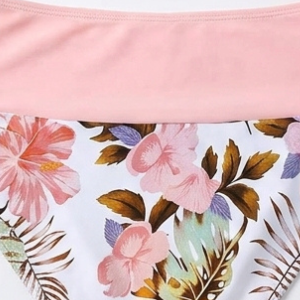 Agatha | Wrap V-Neck High-Waist Two-Piece Bikini Set