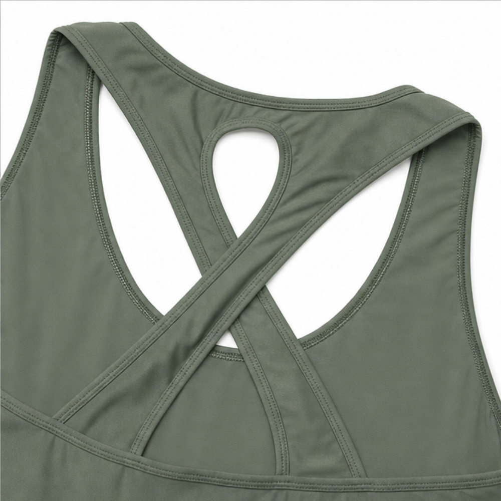 Alexa | Crisscross Bikini, Tank and Shorts Swim Set
