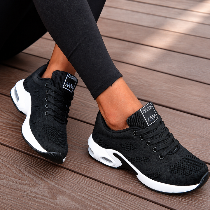 Nadia | Cushioned Slip-On Walking Sneakers with Ankle Support for Women