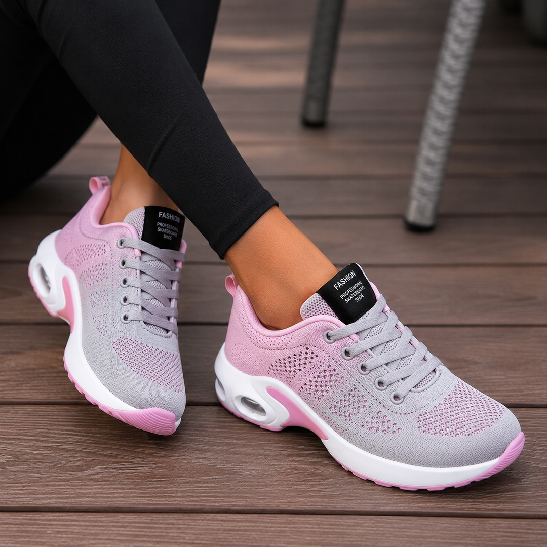 Nadia | Cushioned Slip-On Walking Sneakers with Ankle Support for Women