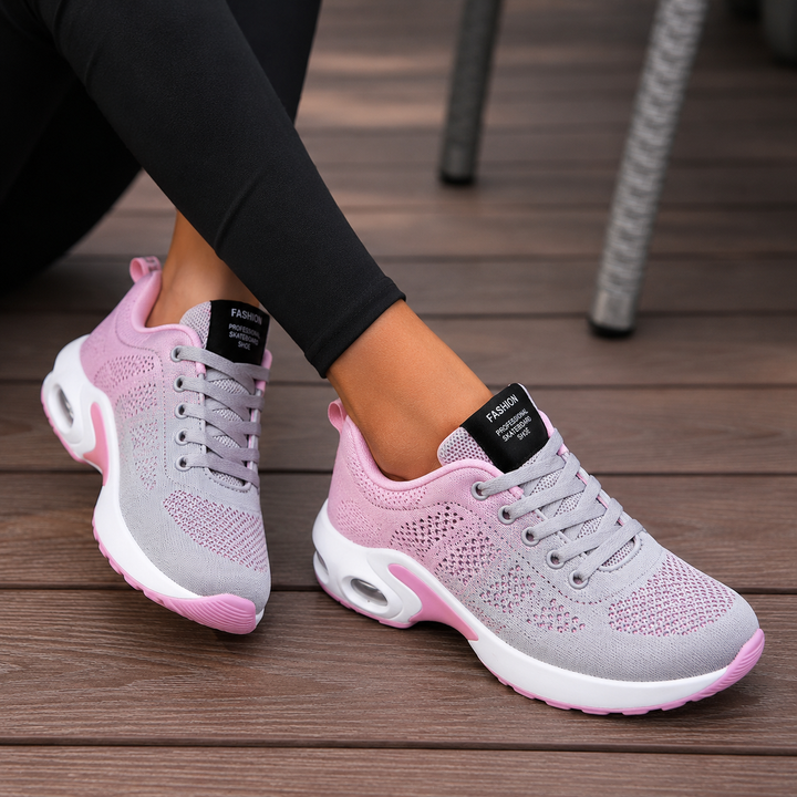 Nadia | Cushioned Slip-On Walking Sneakers with Ankle Support for Women