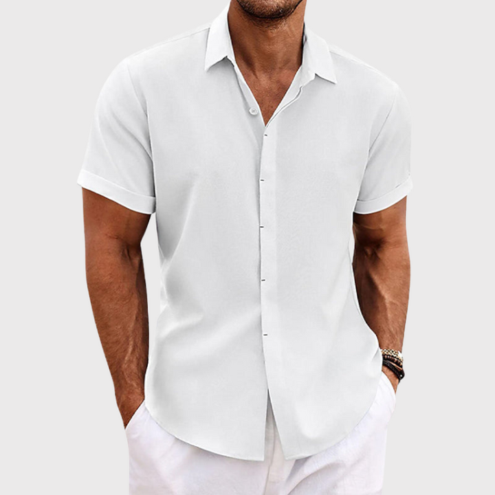 Marco | Men's Short-Sleeve Shirt Relaxed-Fit Button Front – Weekend Errands