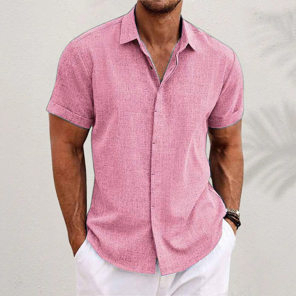 Marco | Men's Short-Sleeve Shirt Relaxed-Fit Button Front – Weekend Errands