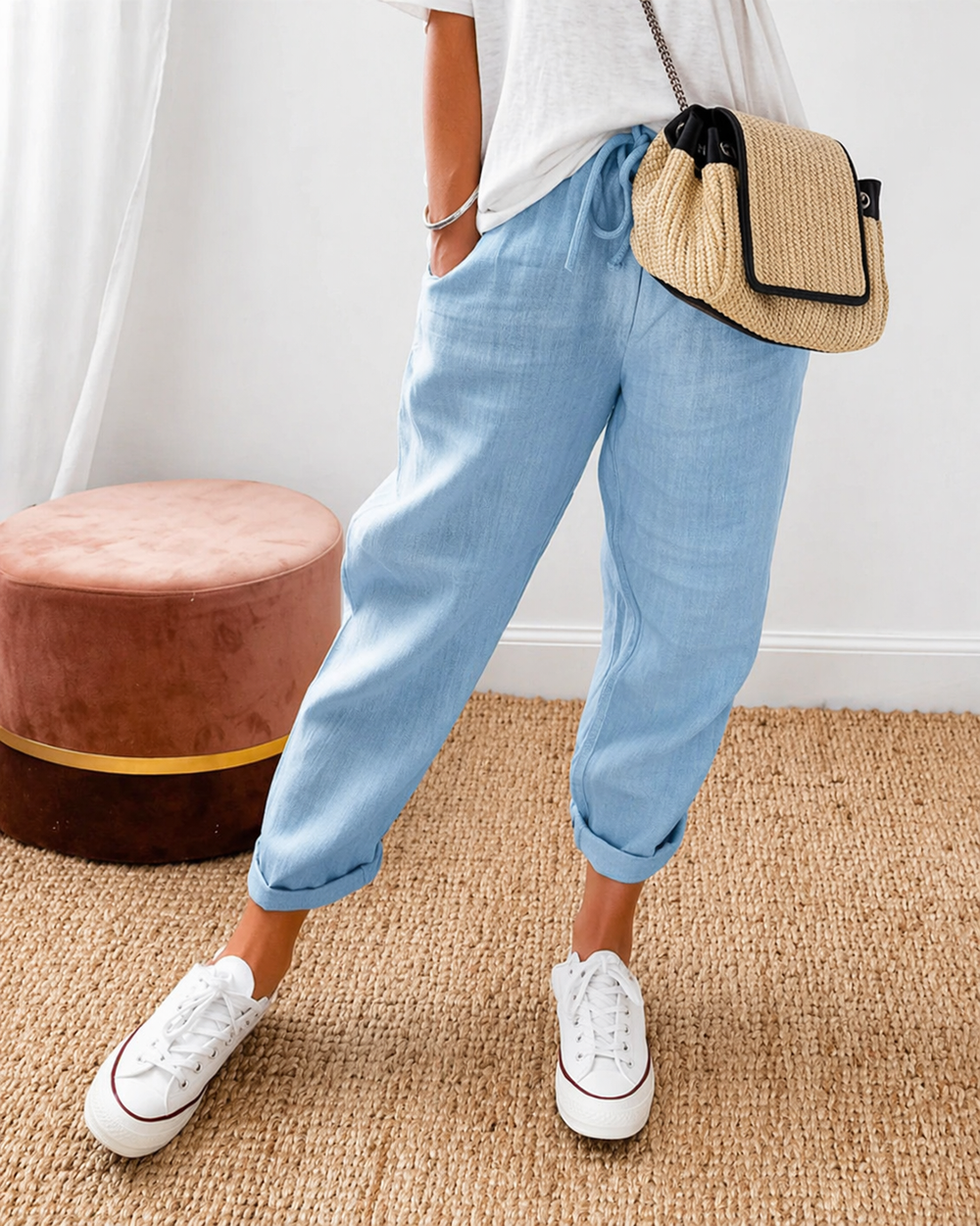 Harper | Women's Relaxed-Fit Trousers Lightweight Casual Pants
