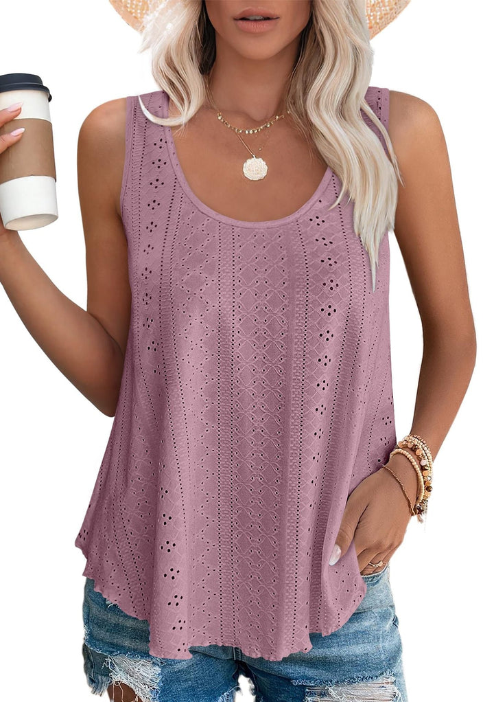 Lore | Women's Embroidered Tank Top – Summer Casual Outings