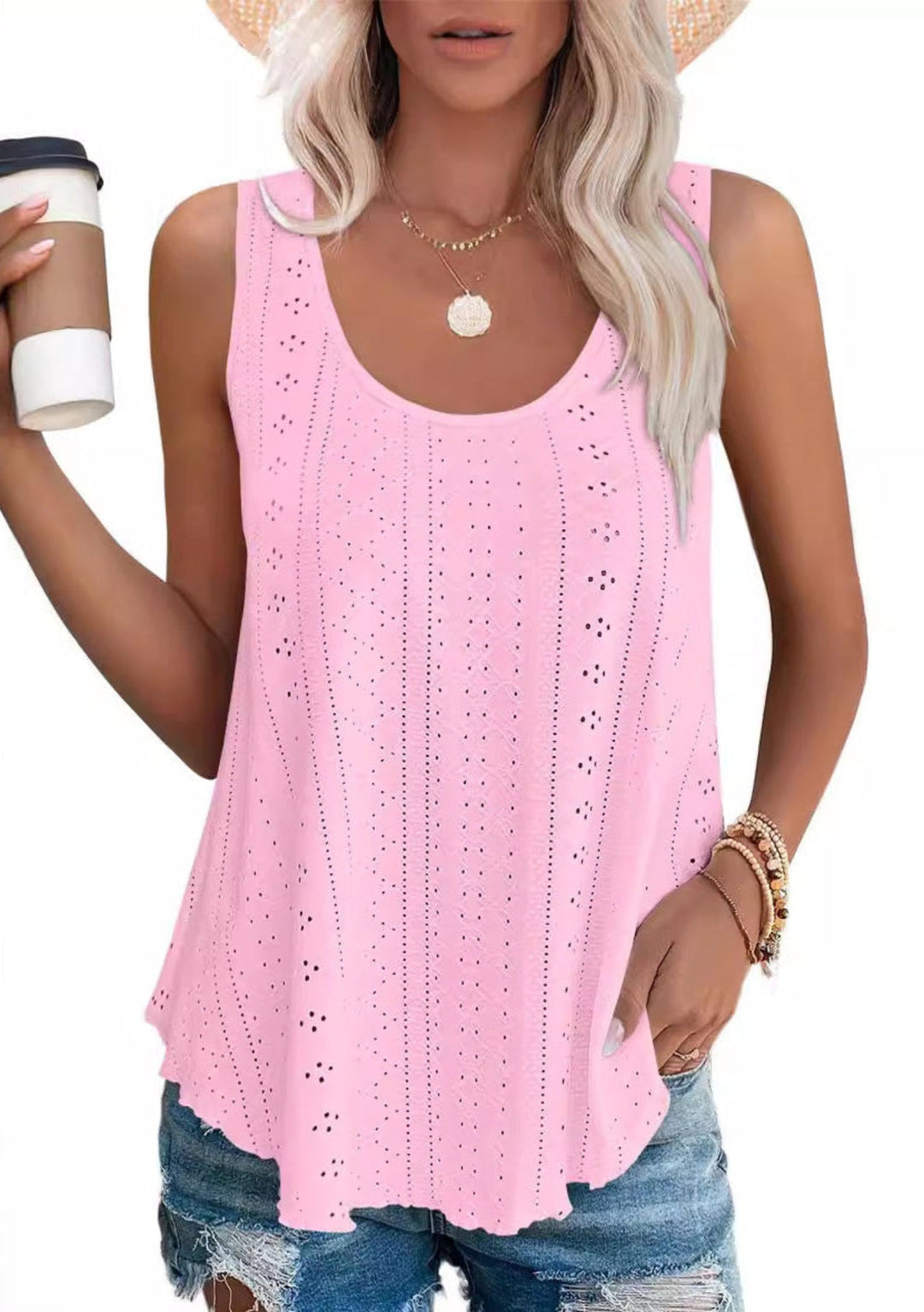 Lore | Women's Embroidered Tank Top – Summer Casual Outings