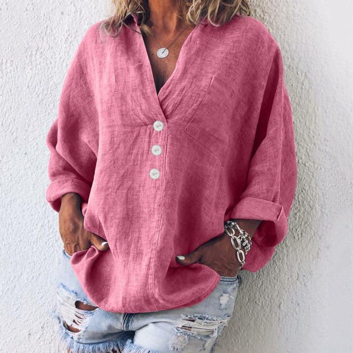 Romy | Ribbed Knit Sweater with Round Neck for Women