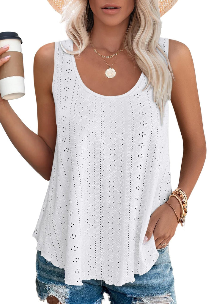 Lore | Women's Embroidered Tank Top – Summer Casual Outings