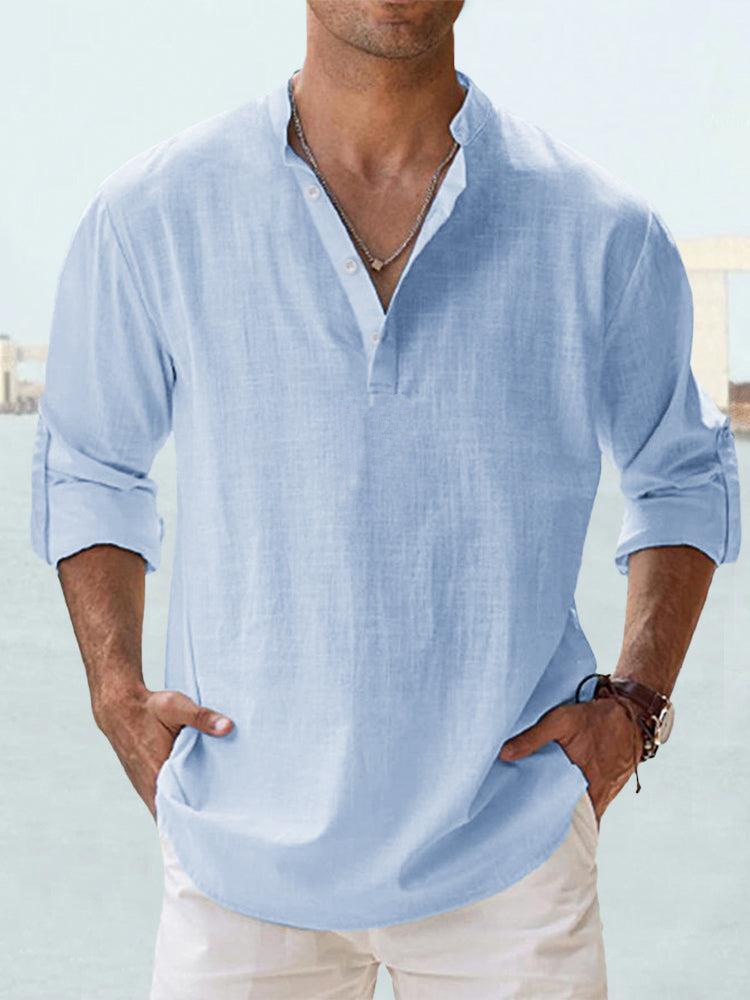 Arthur | Men's Breathable Button-Front Shirt – Casual Outings