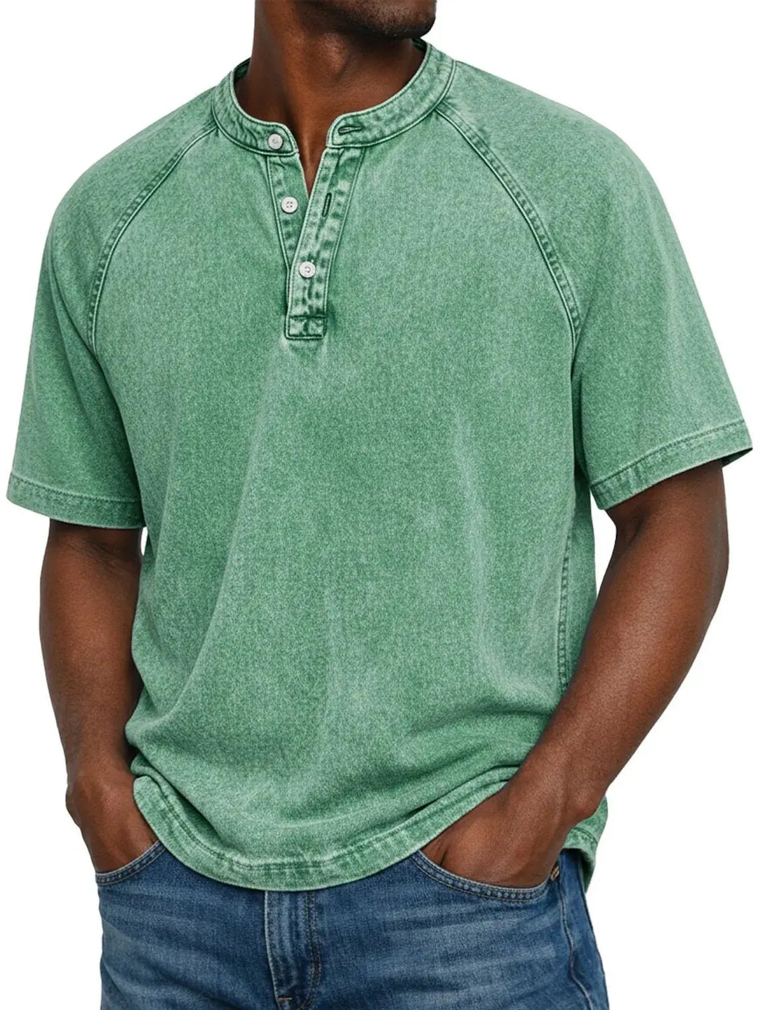 Emil | Button-Front Vintage Shirt with Chest Pocket for Men