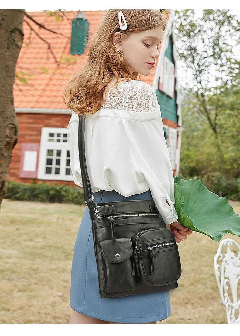 Soft Leather Shoulder Bag