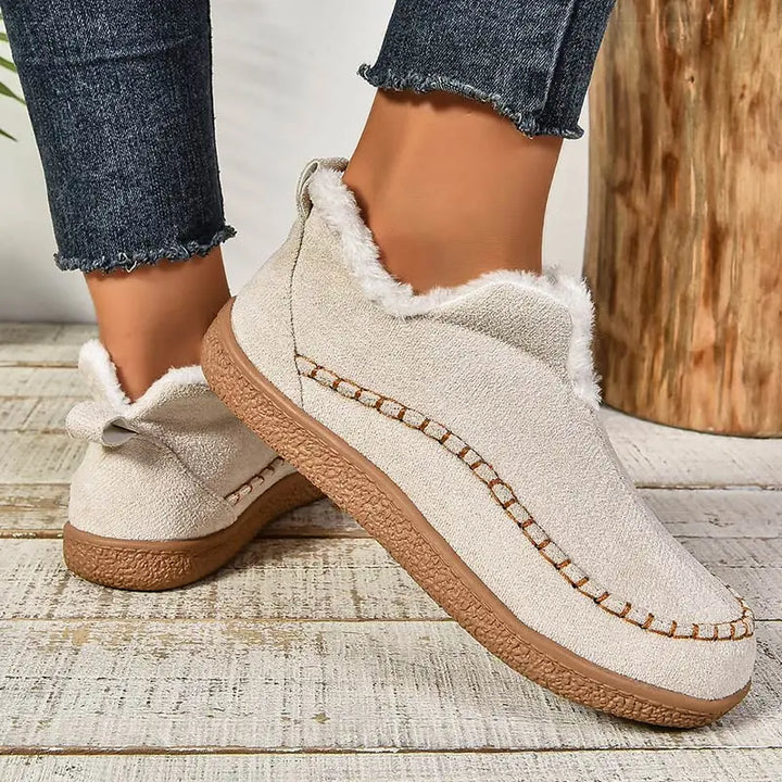Ingeborg | Fur-Lined Ankle Boots with Grippy Sole for Women