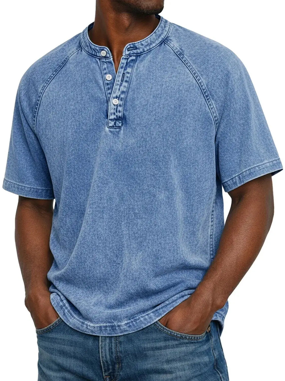 Emil | Button-Front Vintage Shirt with Chest Pocket for Men