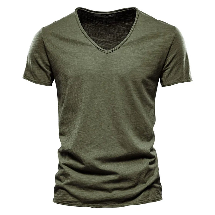 Damian | Short Sleeve Button-Front Summer Shirt for Men