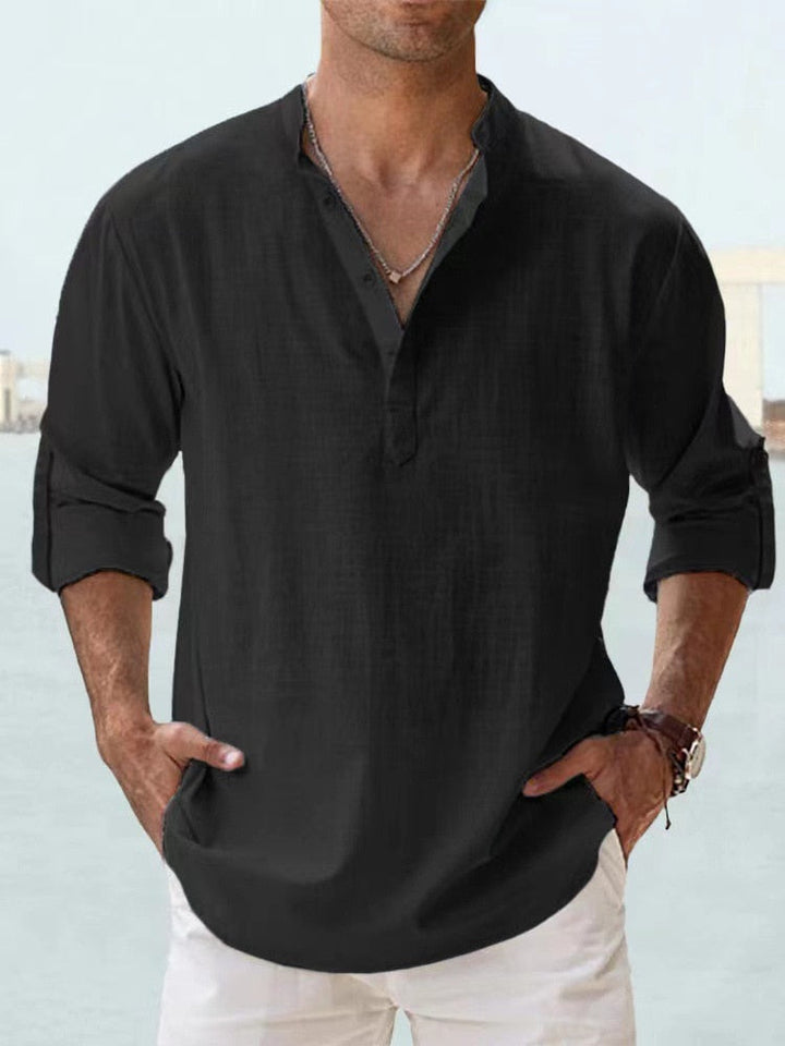 Arthur | Men's Breathable Button-Front Shirt – Casual Outings