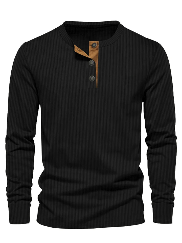 Florian | Striped Slim-Fit Long Sleeve Shirt for Men