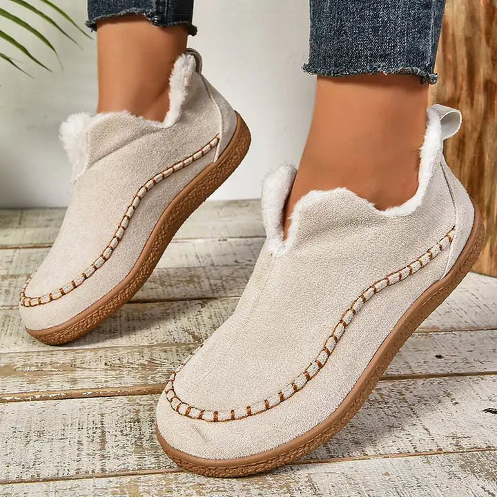 Ingeborg | Fur-Lined Ankle Boots with Grippy Sole for Women