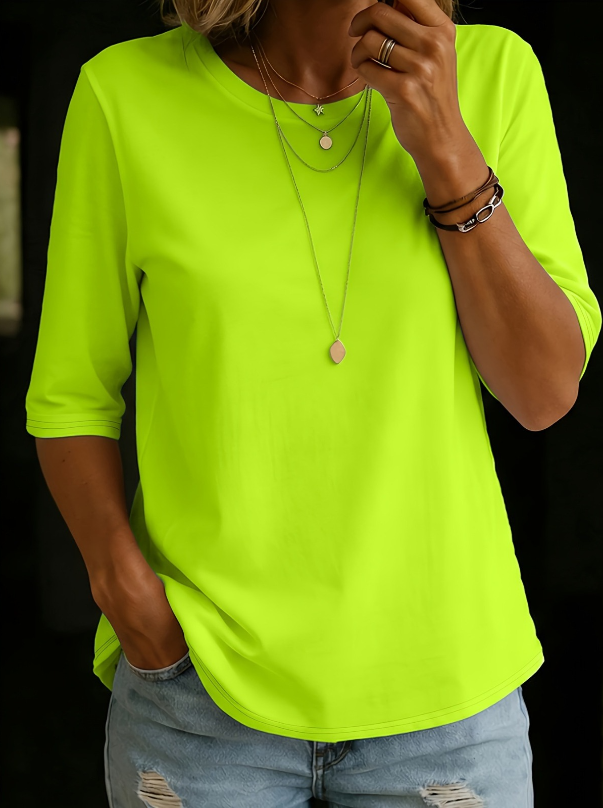Linnea | Women's Relaxed-Fit Tee with Extra Arm Coverage