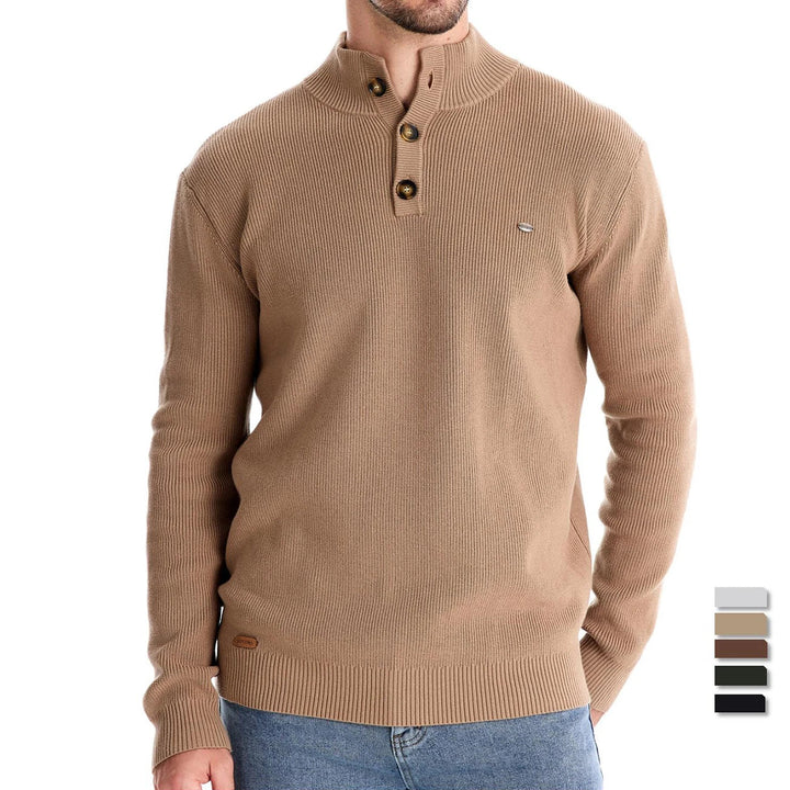 Finn | Ribbed Crew Neck Sweater for Men