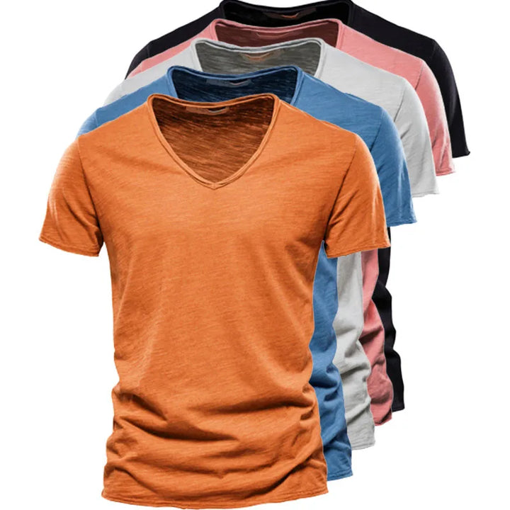 Damian | Short Sleeve Button-Front Summer Shirt for Men