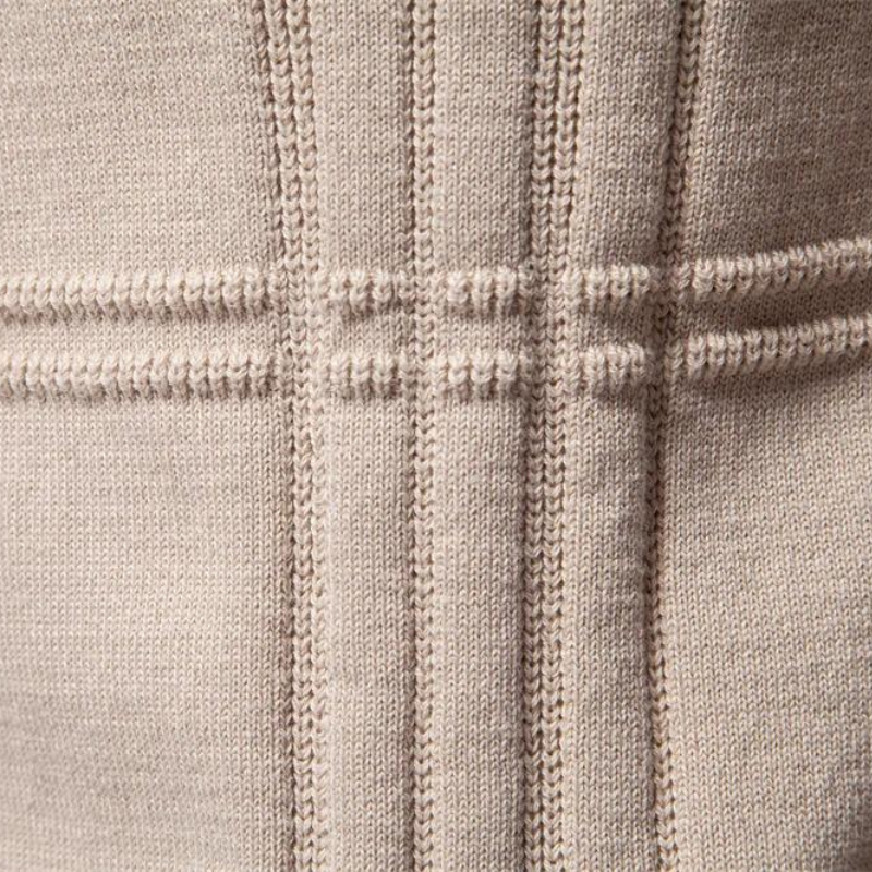 Dean | Argyle Ribbed-Trim Sweater for Men